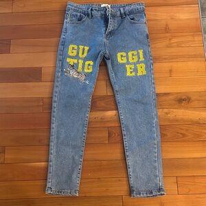 Gucci Blue Denim with Logo Patch